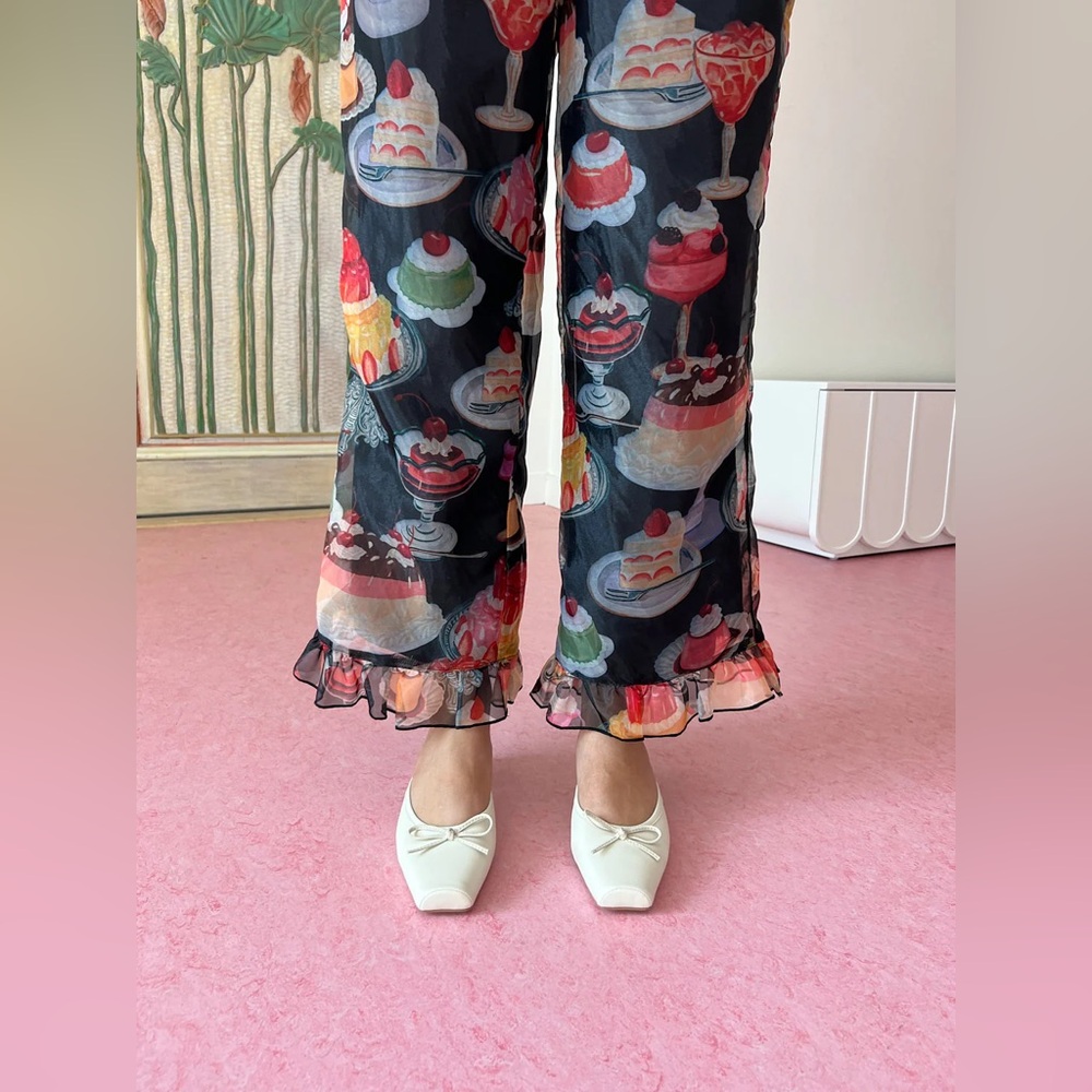 NEW WITH TAGS LIORA RUFFLE PANT - Picture 8 of 11